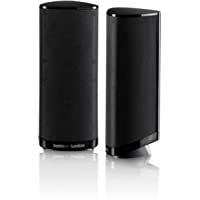 Harman-Kardon HKS 4BQ Sistema de altavoces amplificados para Home Theatre de sonido envolvente de 2 canales- color negro